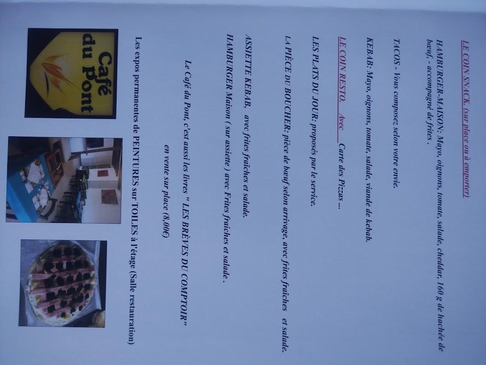 Café - Restaurant du Pont - Menu Image 4